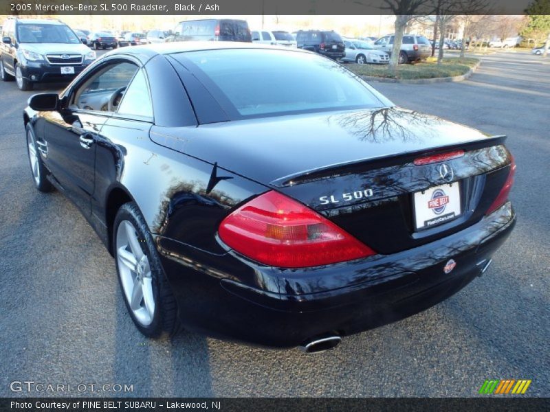 Black / Ash 2005 Mercedes-Benz SL 500 Roadster
