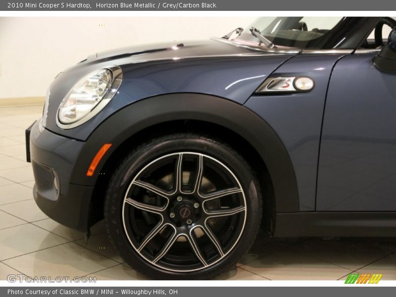 Horizon Blue Metallic / Grey/Carbon Black 2010 Mini Cooper S Hardtop