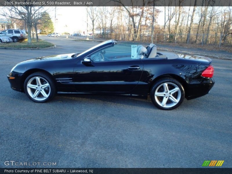 Black / Ash 2005 Mercedes-Benz SL 500 Roadster