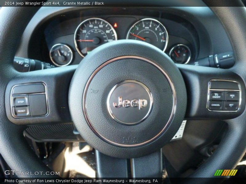 Granite Metallic / Black 2014 Jeep Wrangler Sport 4x4
