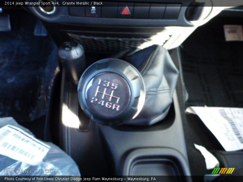 Granite Metallic / Black 2014 Jeep Wrangler Sport 4x4