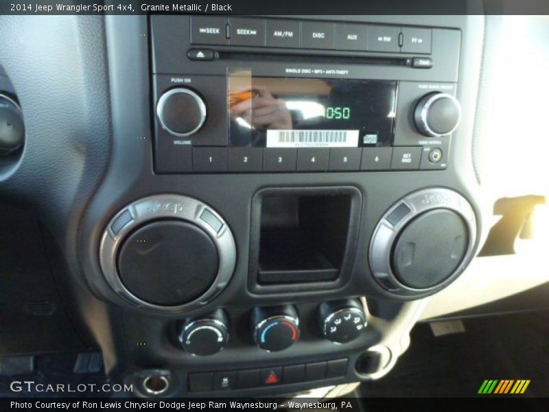 Granite Metallic / Black 2014 Jeep Wrangler Sport 4x4