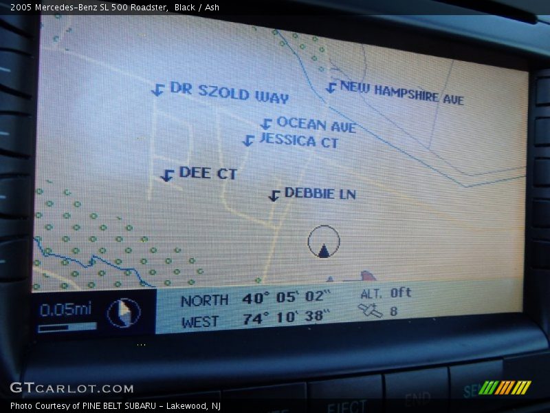 Black / Ash 2005 Mercedes-Benz SL 500 Roadster