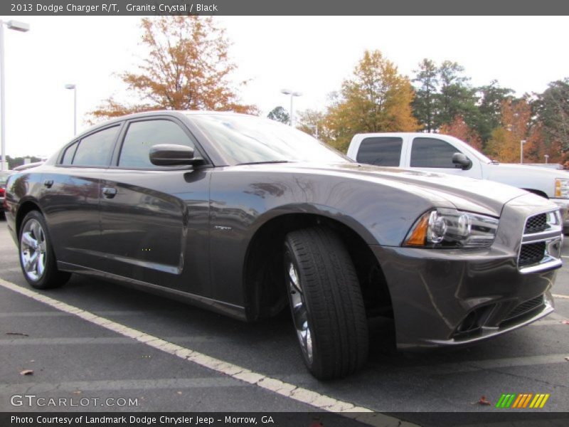 Granite Crystal / Black 2013 Dodge Charger R/T