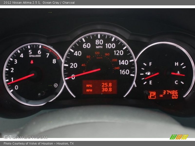 Ocean Gray / Charcoal 2012 Nissan Altima 2.5 S