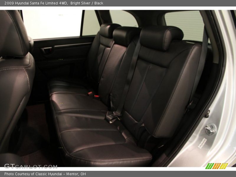 Bright Silver / Black 2009 Hyundai Santa Fe Limited 4WD