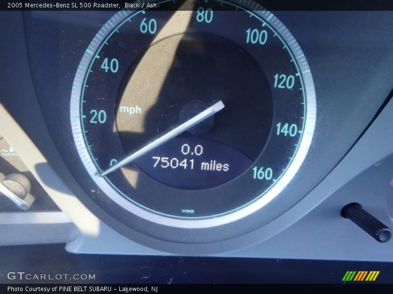 Black / Ash 2005 Mercedes-Benz SL 500 Roadster