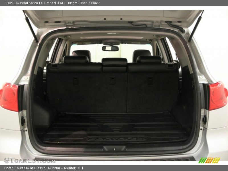 Bright Silver / Black 2009 Hyundai Santa Fe Limited 4WD