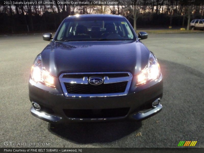 Graphite Gray Metallic / Off Black Leather 2013 Subaru Legacy 3.6R Limited