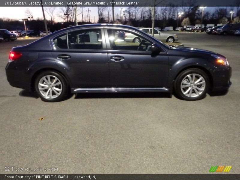 Graphite Gray Metallic / Off Black Leather 2013 Subaru Legacy 3.6R Limited