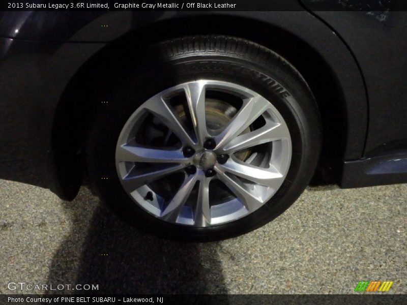 Graphite Gray Metallic / Off Black Leather 2013 Subaru Legacy 3.6R Limited