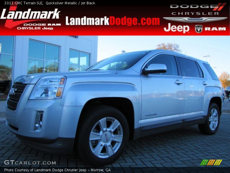 Quicksilver Metallic / Jet Black 2011 GMC Terrain SLE