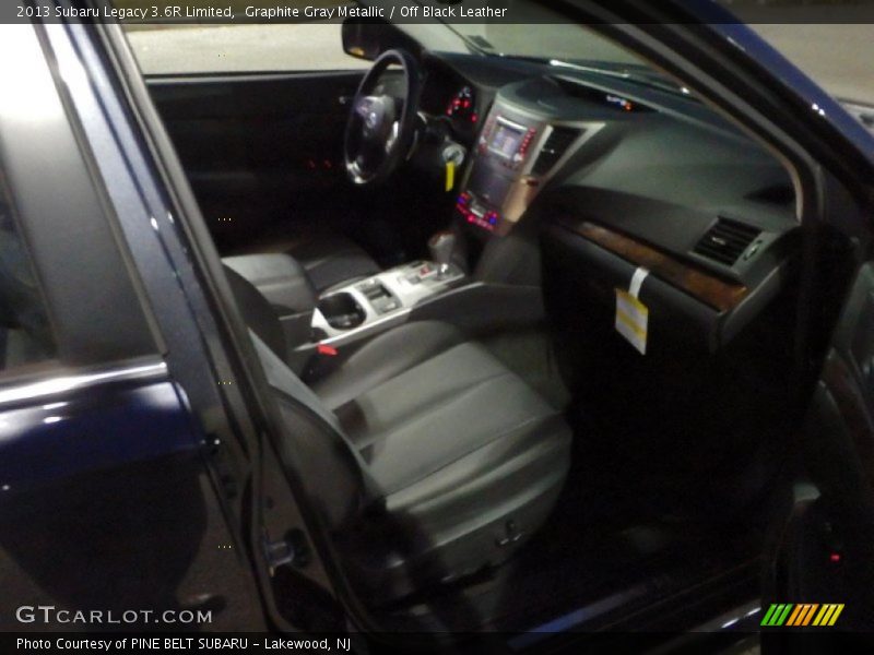 Graphite Gray Metallic / Off Black Leather 2013 Subaru Legacy 3.6R Limited