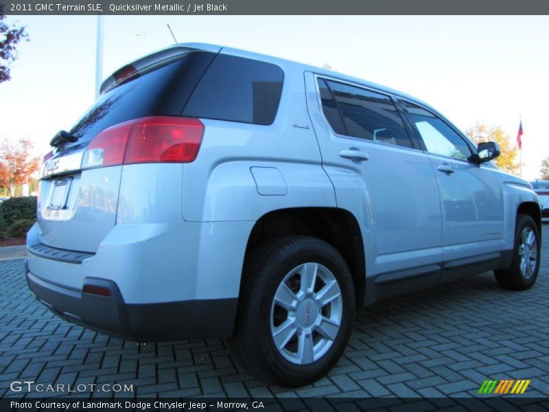 Quicksilver Metallic / Jet Black 2011 GMC Terrain SLE