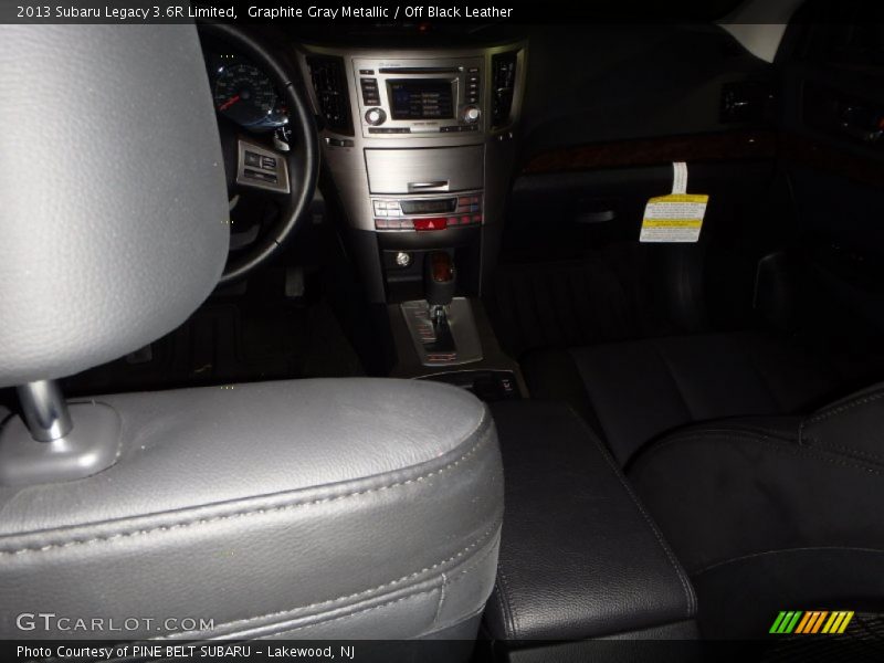 Graphite Gray Metallic / Off Black Leather 2013 Subaru Legacy 3.6R Limited