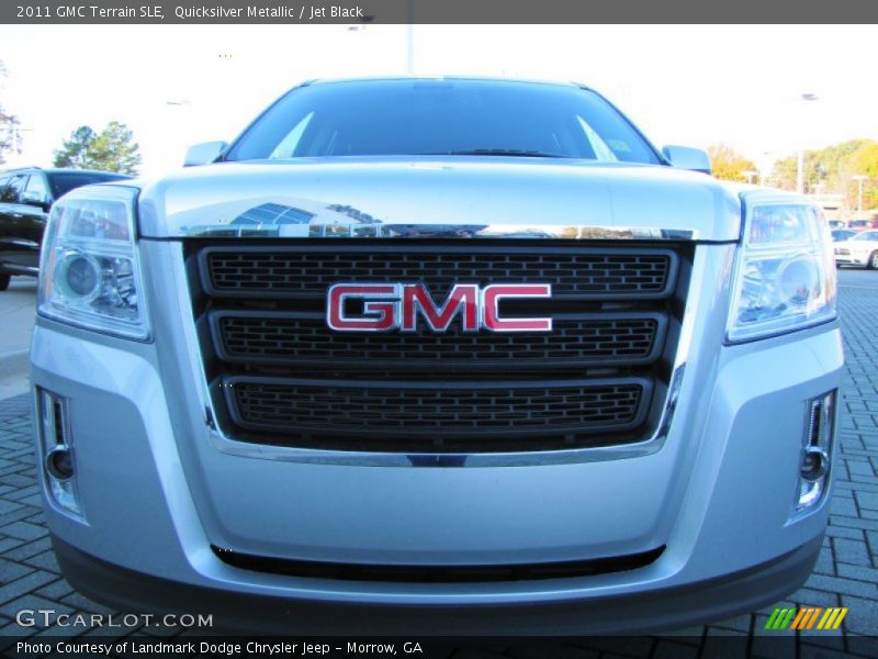 Quicksilver Metallic / Jet Black 2011 GMC Terrain SLE