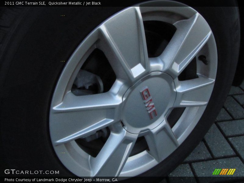 Quicksilver Metallic / Jet Black 2011 GMC Terrain SLE
