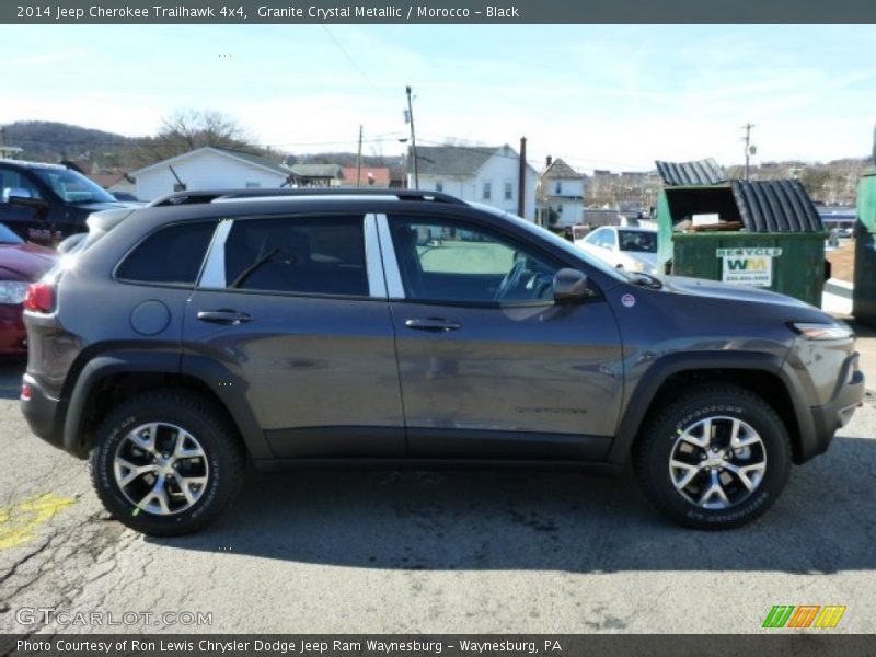 Granite Crystal Metallic / Morocco - Black 2014 Jeep Cherokee Trailhawk 4x4