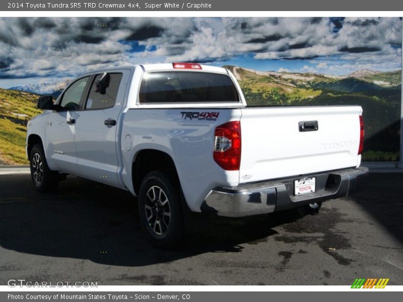 Super White / Graphite 2014 Toyota Tundra SR5 TRD Crewmax 4x4