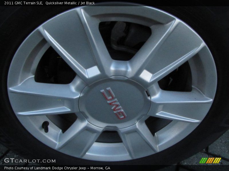 Quicksilver Metallic / Jet Black 2011 GMC Terrain SLE