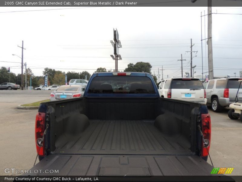 Superior Blue Metallic / Dark Pewter 2005 GMC Canyon SLE Extended Cab