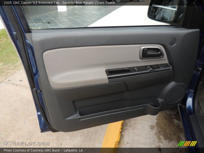 Superior Blue Metallic / Dark Pewter 2005 GMC Canyon SLE Extended Cab