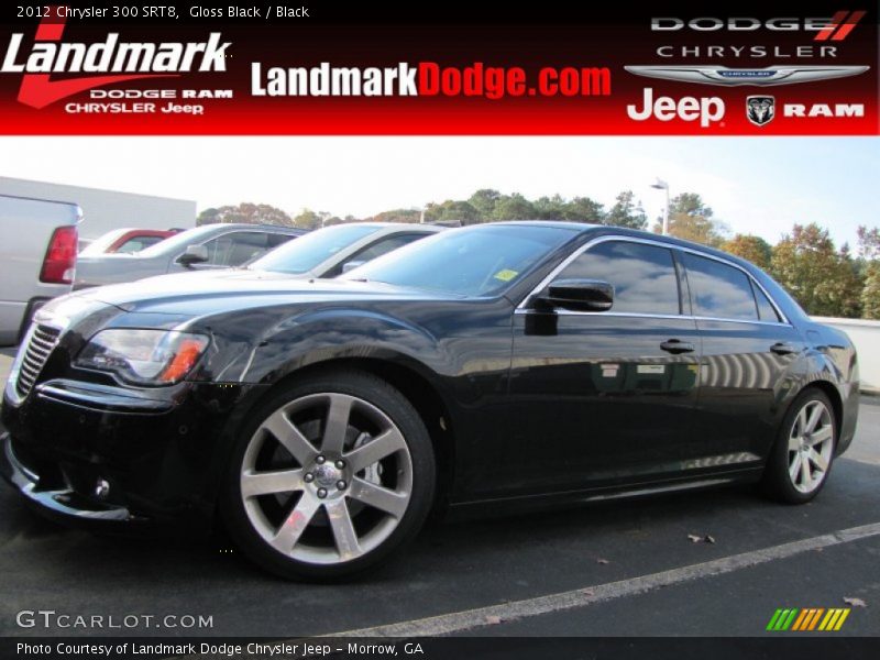 Gloss Black / Black 2012 Chrysler 300 SRT8