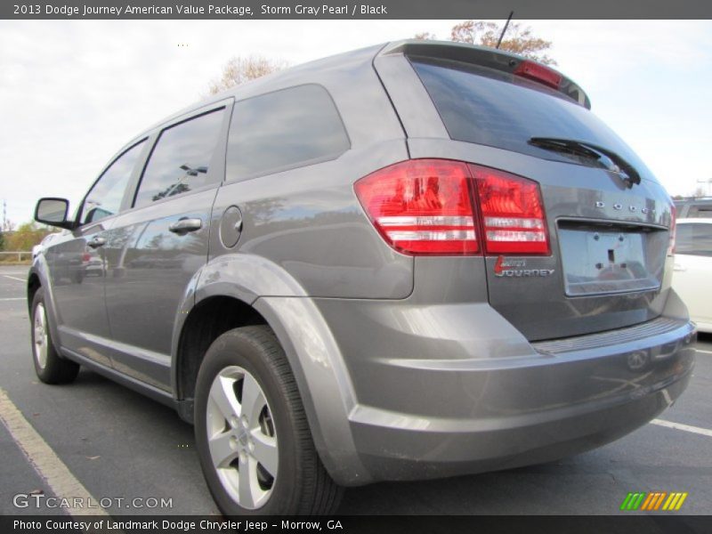 Storm Gray Pearl / Black 2013 Dodge Journey American Value Package