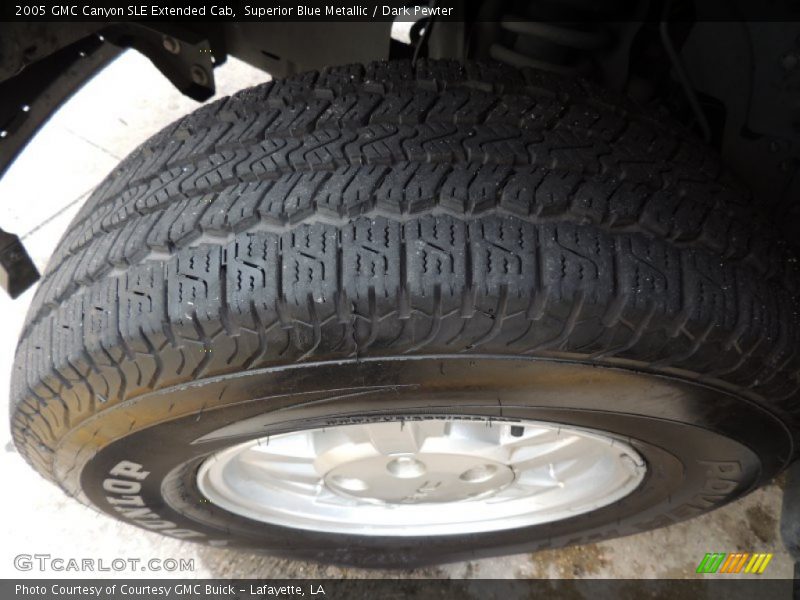 Superior Blue Metallic / Dark Pewter 2005 GMC Canyon SLE Extended Cab