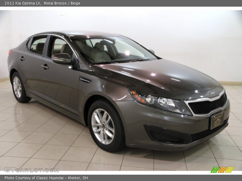 Metal Bronze / Beige 2011 Kia Optima LX