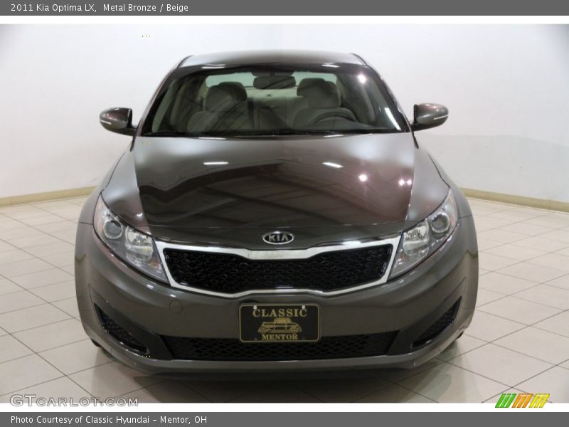 Metal Bronze / Beige 2011 Kia Optima LX