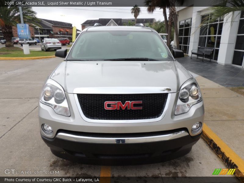 Liquid Silver Metallic / Light Titanium 2008 GMC Acadia SLE