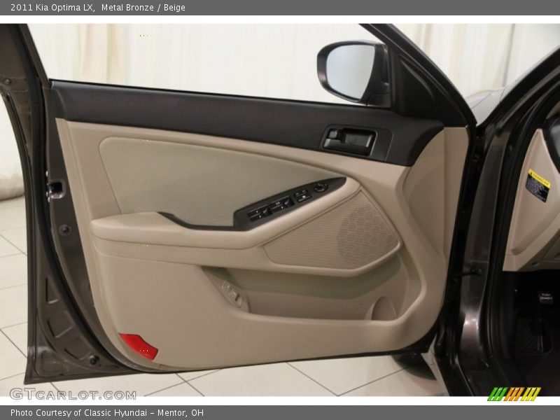 Metal Bronze / Beige 2011 Kia Optima LX