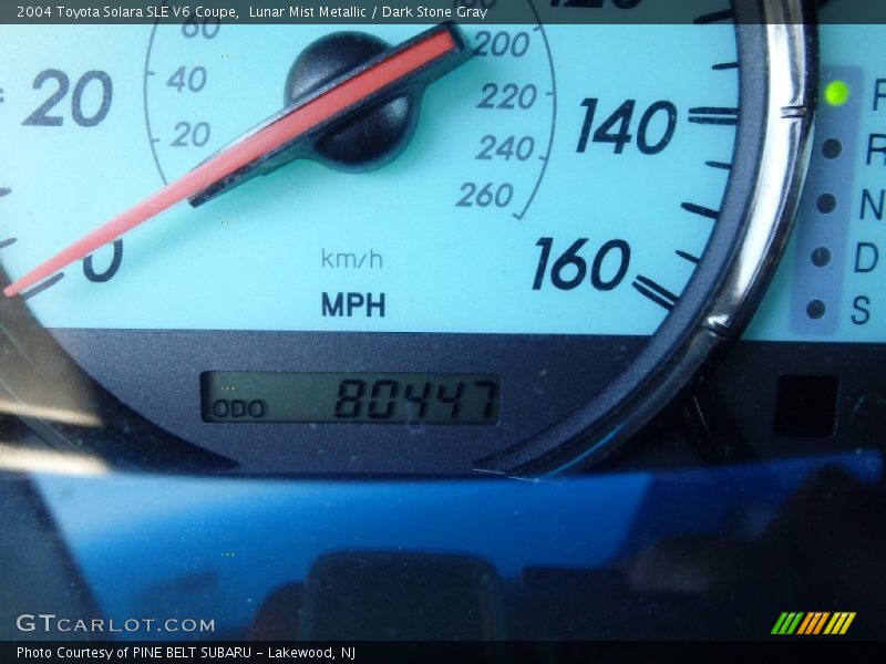 Lunar Mist Metallic / Dark Stone Gray 2004 Toyota Solara SLE V6 Coupe