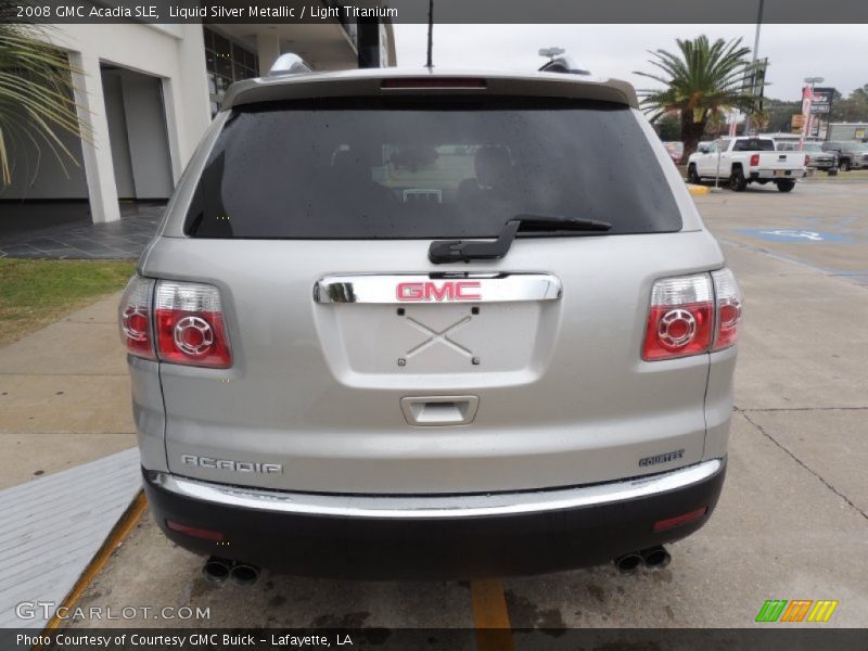 Liquid Silver Metallic / Light Titanium 2008 GMC Acadia SLE