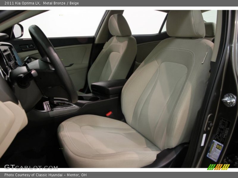 Metal Bronze / Beige 2011 Kia Optima LX