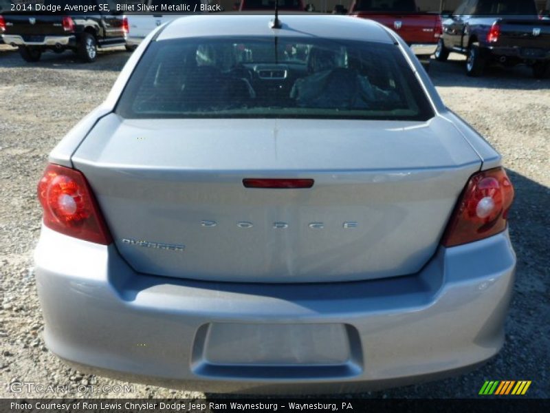 Billet Silver Metallic / Black 2014 Dodge Avenger SE