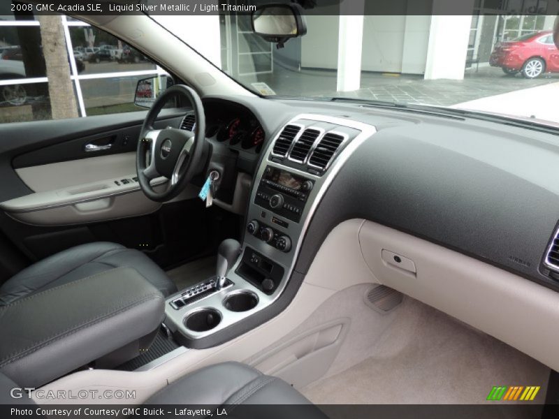 Liquid Silver Metallic / Light Titanium 2008 GMC Acadia SLE
