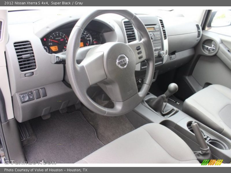 Super Black / Gray 2012 Nissan Xterra S 4x4
