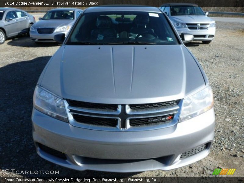 Billet Silver Metallic / Black 2014 Dodge Avenger SE