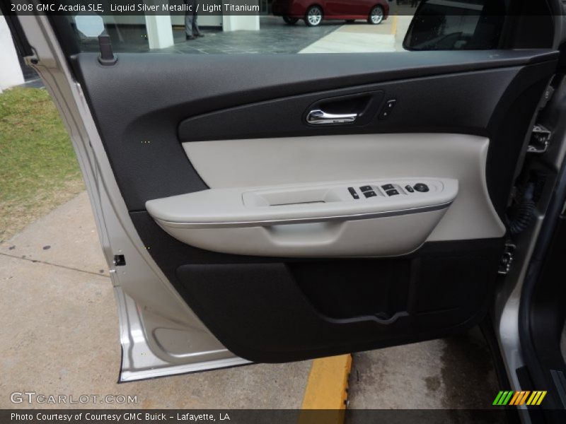 Liquid Silver Metallic / Light Titanium 2008 GMC Acadia SLE