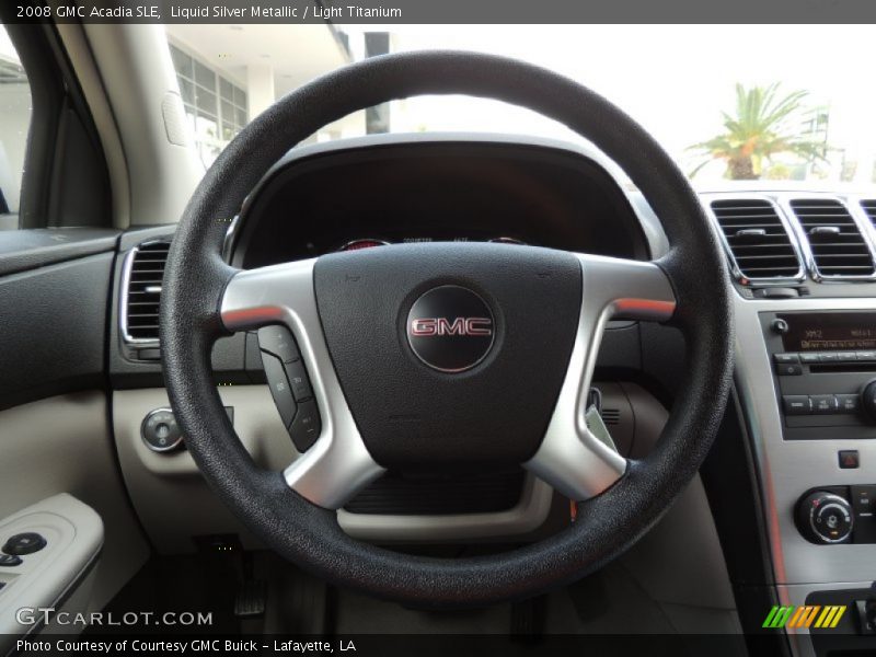 Liquid Silver Metallic / Light Titanium 2008 GMC Acadia SLE