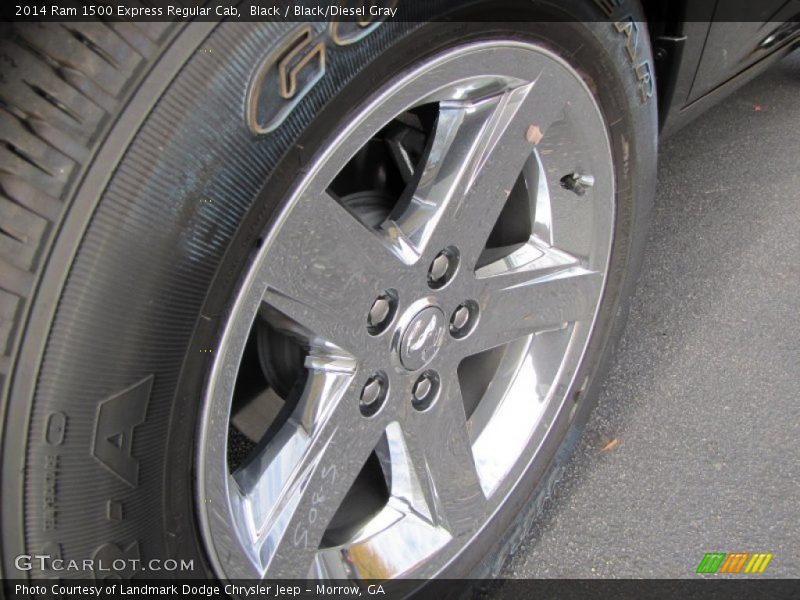 Black / Black/Diesel Gray 2014 Ram 1500 Express Regular Cab