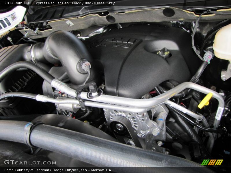 Black / Black/Diesel Gray 2014 Ram 1500 Express Regular Cab