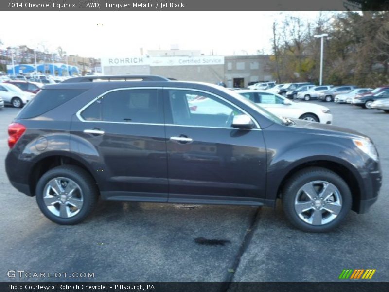 Tungsten Metallic / Jet Black 2014 Chevrolet Equinox LT AWD