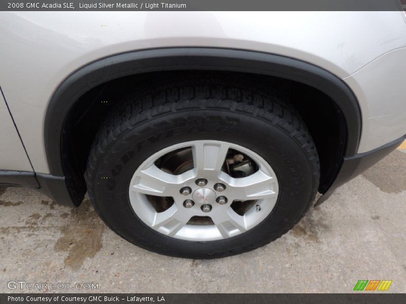 Liquid Silver Metallic / Light Titanium 2008 GMC Acadia SLE