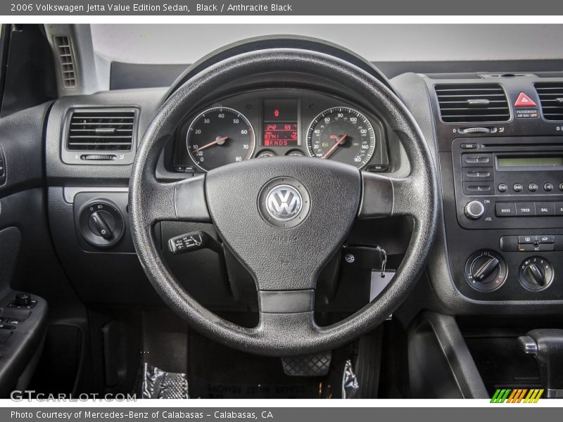 Black / Anthracite Black 2006 Volkswagen Jetta Value Edition Sedan