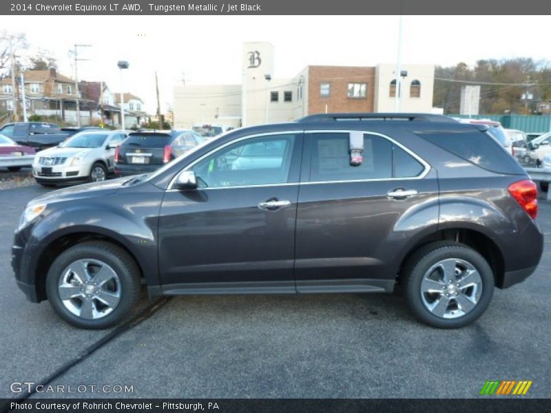 Tungsten Metallic / Jet Black 2014 Chevrolet Equinox LT AWD