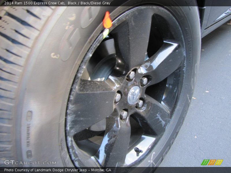 Black / Black/Diesel Gray 2014 Ram 1500 Express Crew Cab
