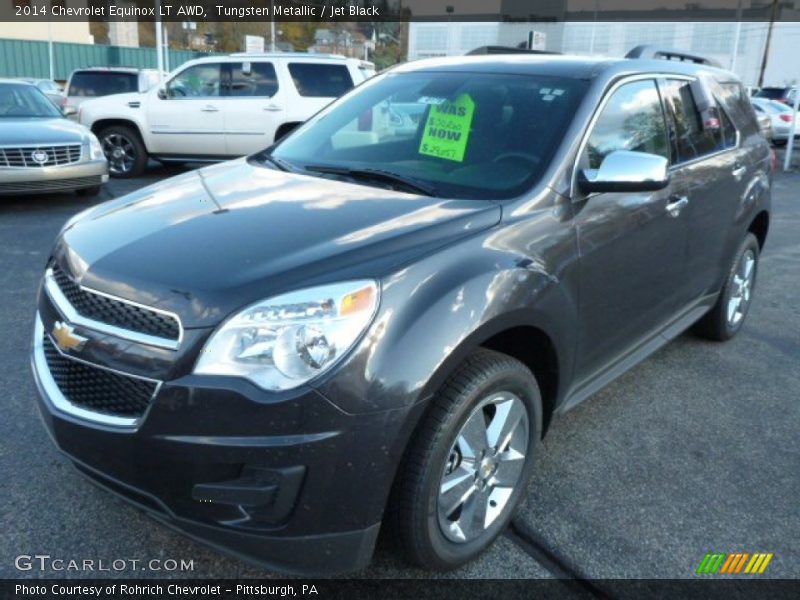 Tungsten Metallic / Jet Black 2014 Chevrolet Equinox LT AWD